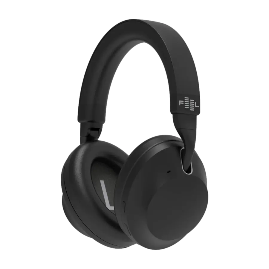 FEEL Studio 700ANC around-ear hodetelefoner, svart