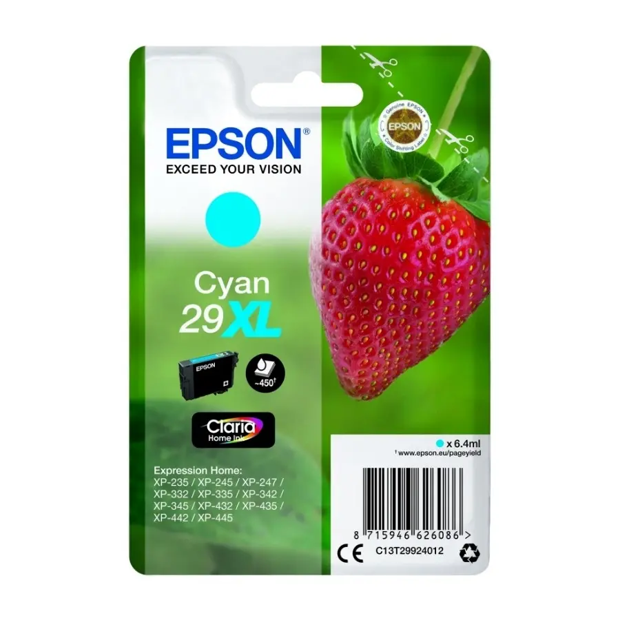Epson 29Xl, cyan