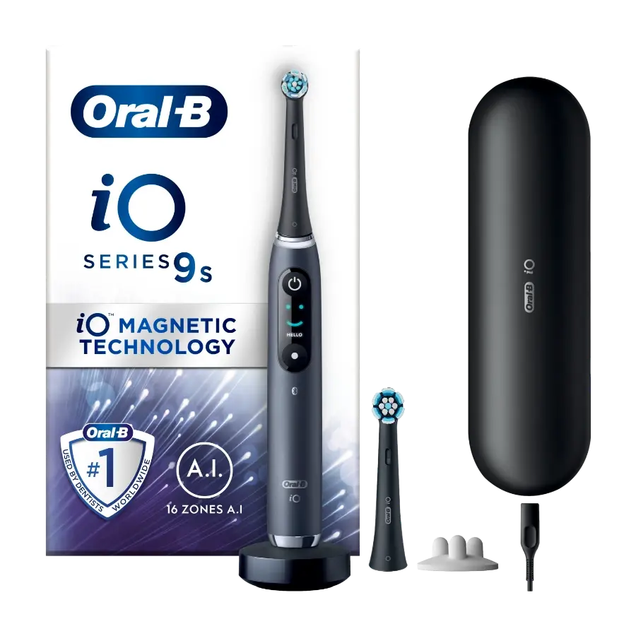 Oral-B iO Series 9S elektrisk tannbørste, black onyx