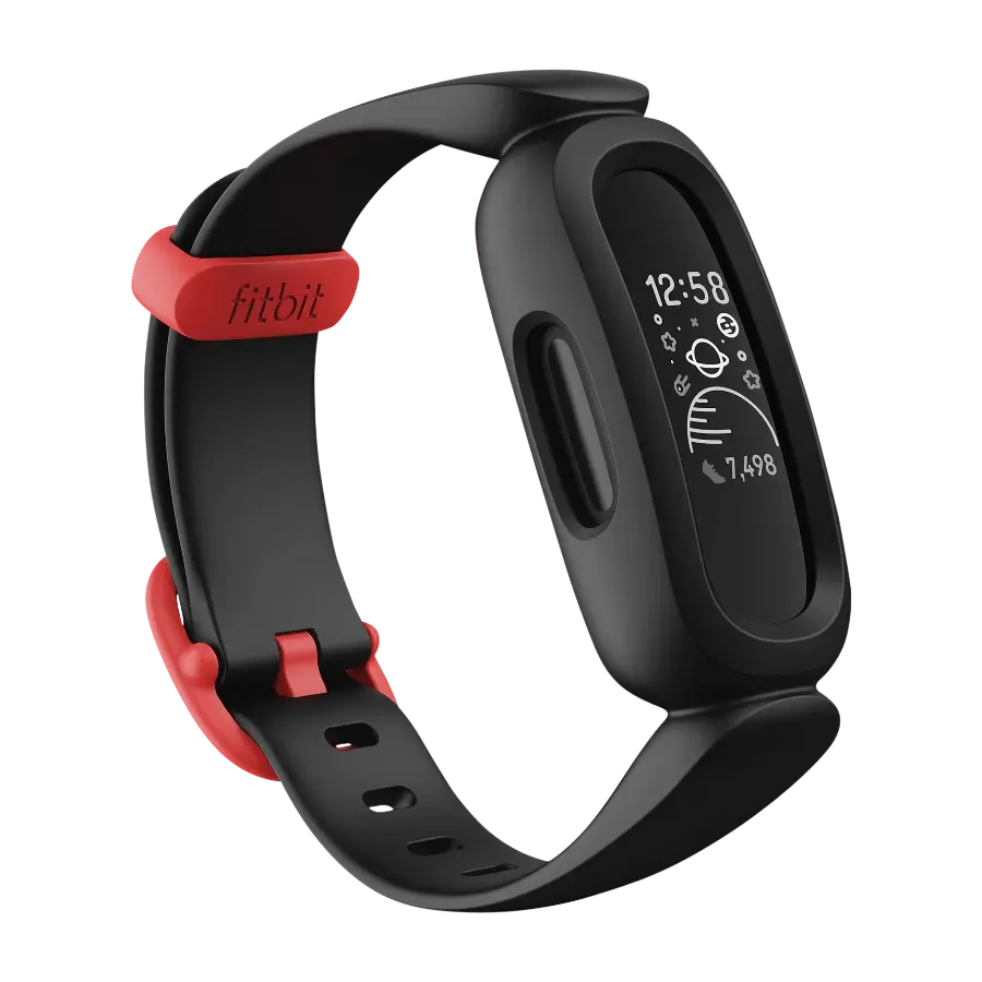 Fitbit Ace 3 Barn aktivitetsarmbånd svart/Sport, rød