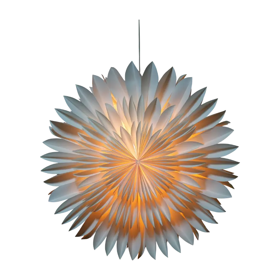 Kulz Snøfnugg 60Cm, hvit