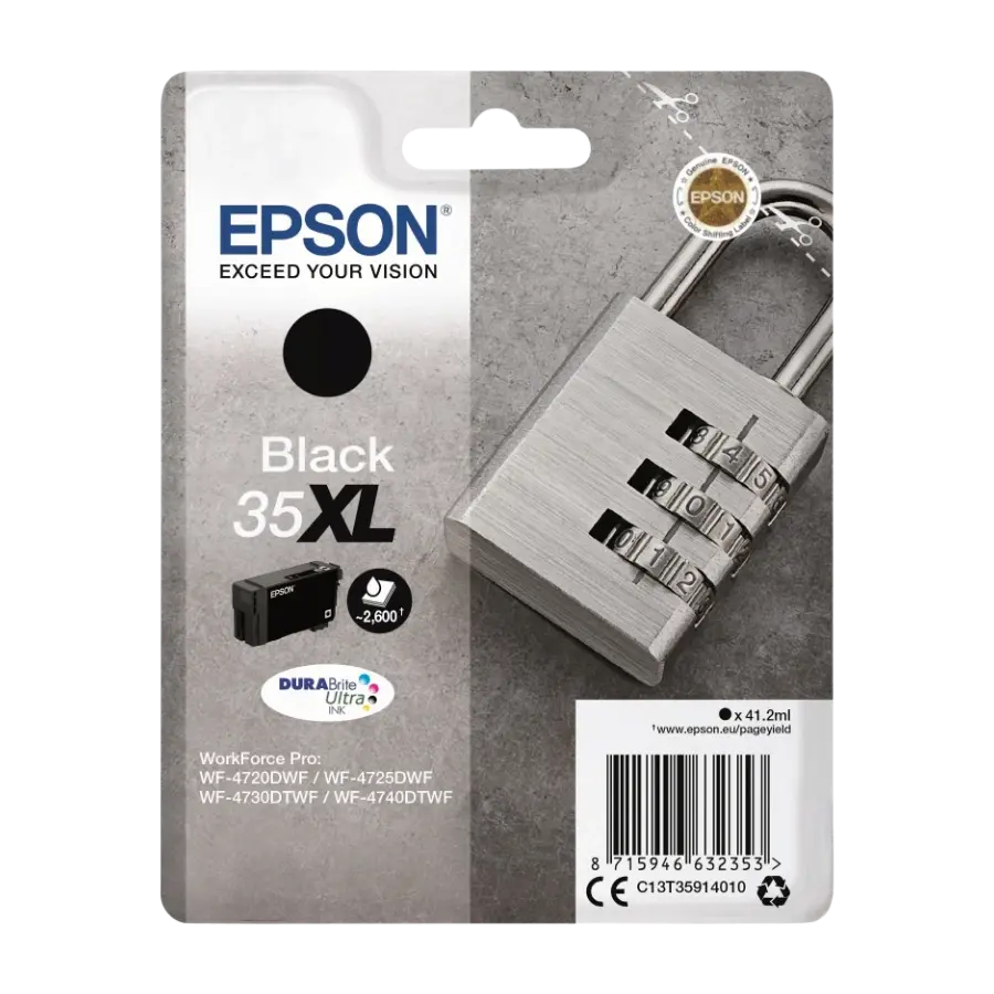 Epson Singlepack, black 35xl