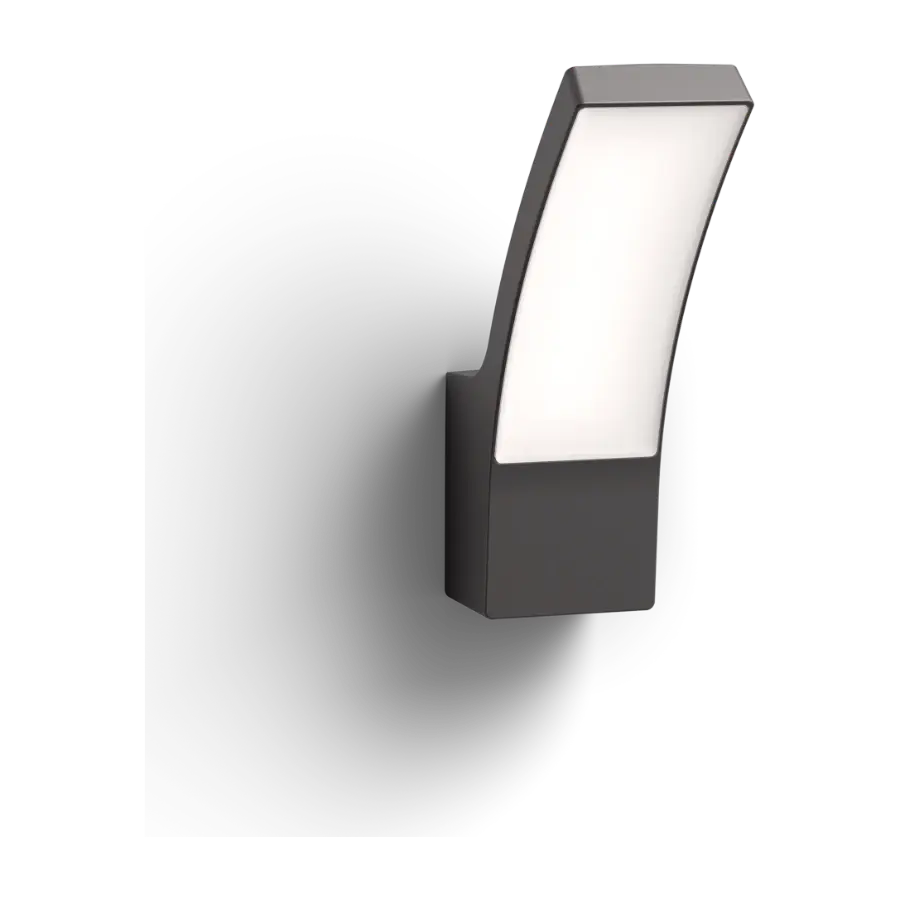 Philips Splay LED vegglampe 12W 4000K, antrasitt