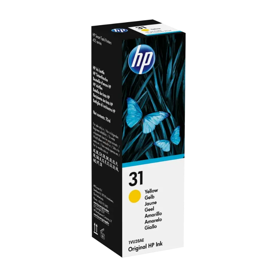 HP 31, gul blekkpatron 1vu28ae