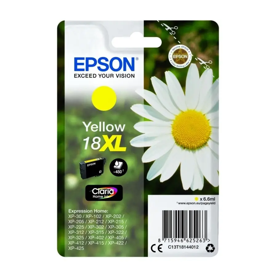 Epson 18Xl, gul xl