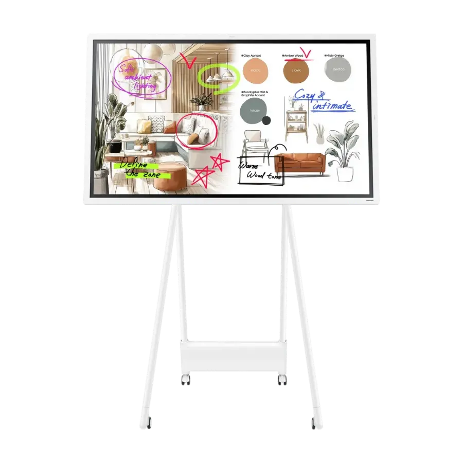 Samsung The Flip WMFX 55" Interaktiv tavle, grå/hvit