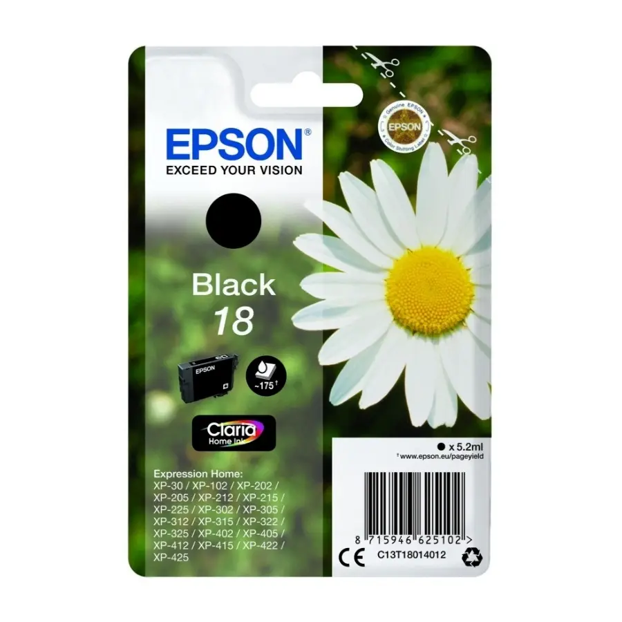 Epson 18, sort standard