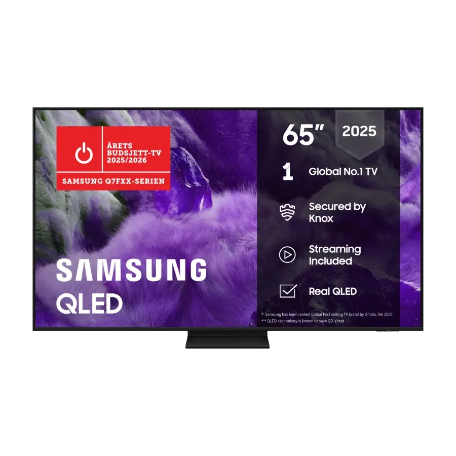 Samsung 65" Q7F5 QLED 4K Smart TV (2025)
