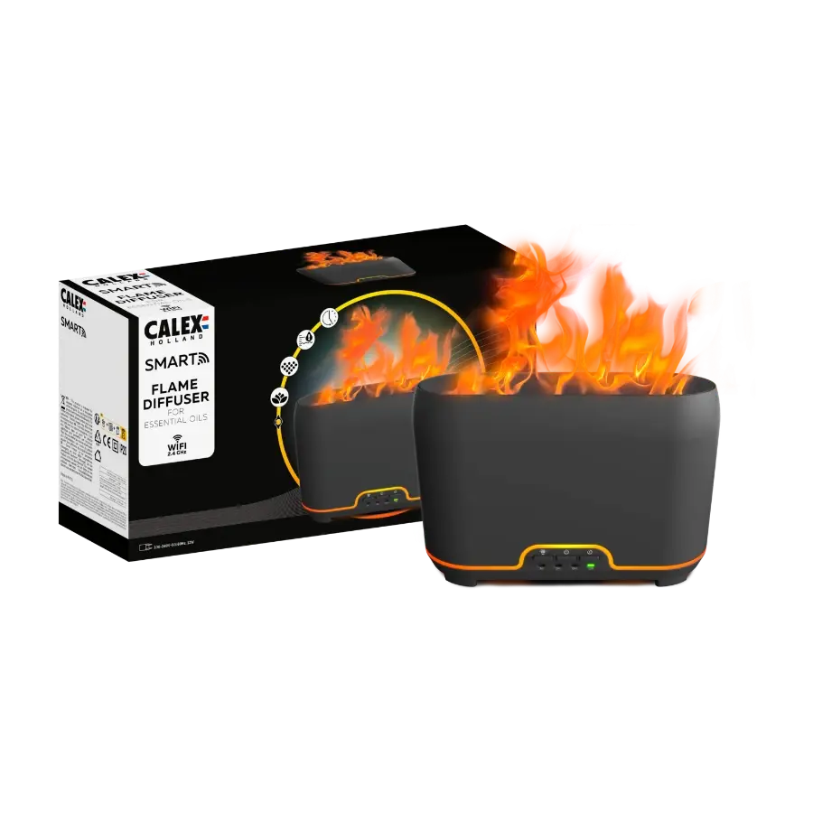 Calex Smart diffuser med flammeeffekt