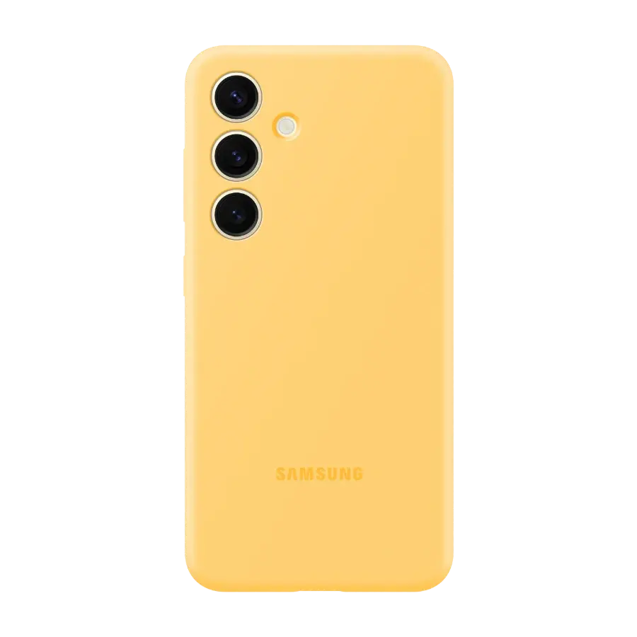 Samsung Galaxy S24 silikondeksel, gul
