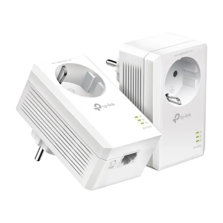 TP-Link PA7017P powerline-sett