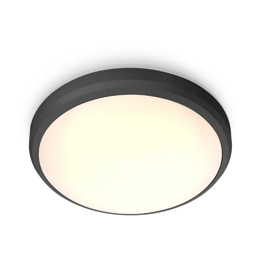 Philips Doris LED utendørs taklampe 6W 2700K, svart