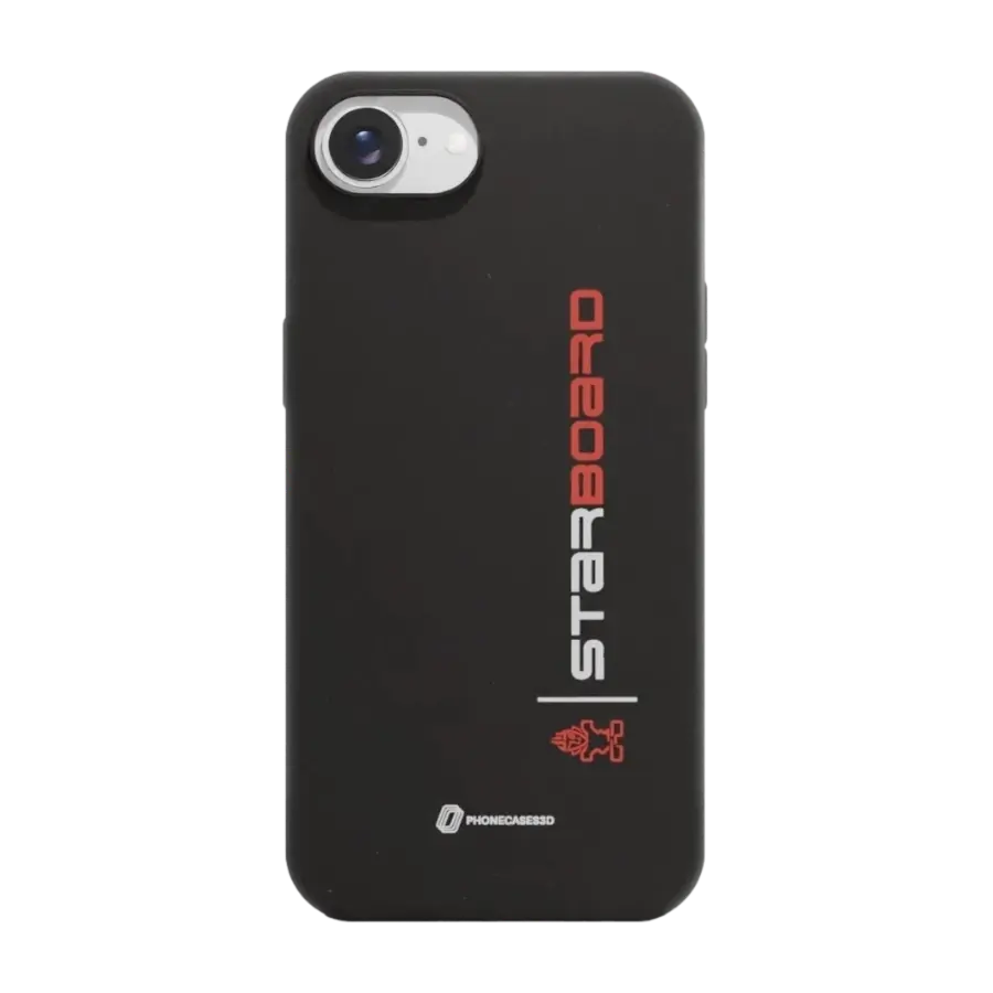 Phonecases3D iPhone 17e/16e Starboard komposterbart deksel, svart