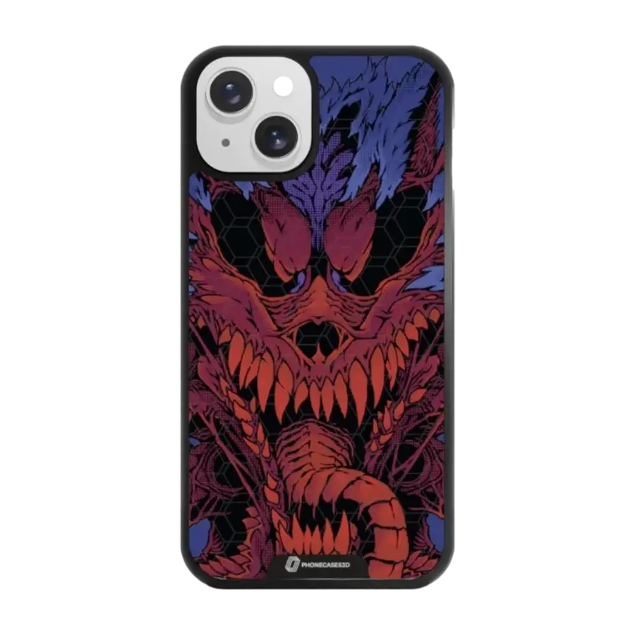 Phonecases3D iPhone 13 Urban Pixel 3D mobildeksel, svart