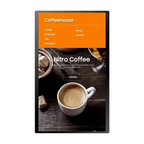 Samsung Kiosk 24" selvbetjent skjerm LH24KMATBGCXEN