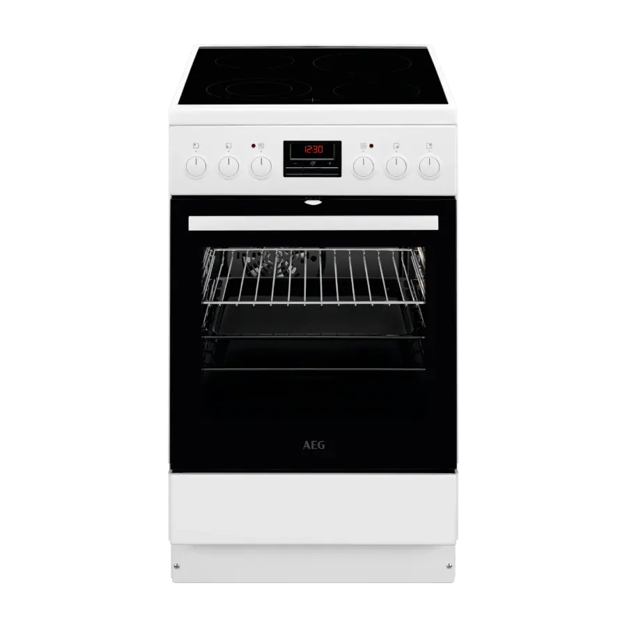 AEG 5000-serien CCB54602BW keramisk komfyr
