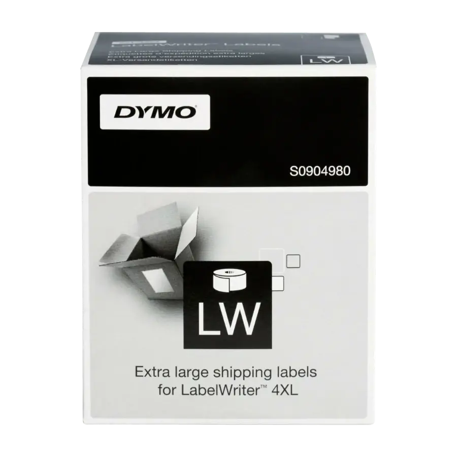 Dymo LW - Ekstra Store Fraktetiketter- 104 X 159 mm - s0904980