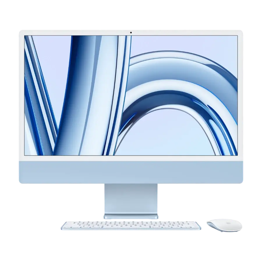 Apple iMac 24" (2023) 256 GB MQRQ3H, blå