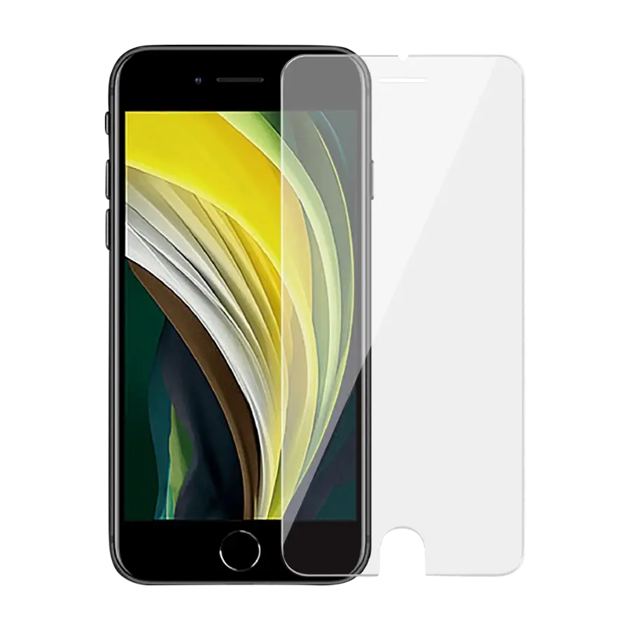 Dacota Platinum iPhone SE (2022)/SE (2020)/8/7/6S Tiger Glass skjermbeskytter, gjennomsiktig