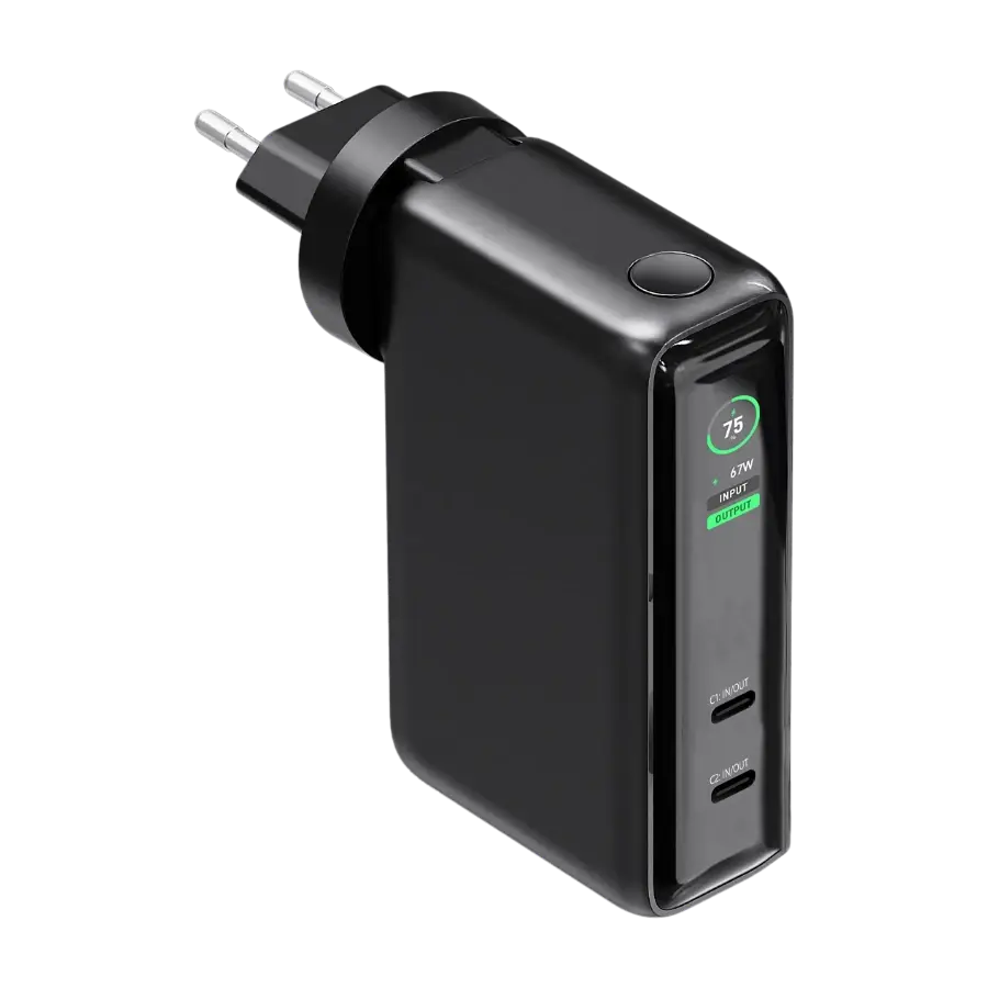 Dacota Platinum 67 W powerbank-lader, 10000 mAh