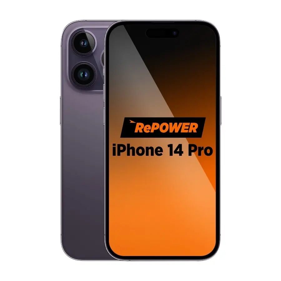 RePOWER iPhone 14 Pro 128 GB, mørk lilla, Grade B