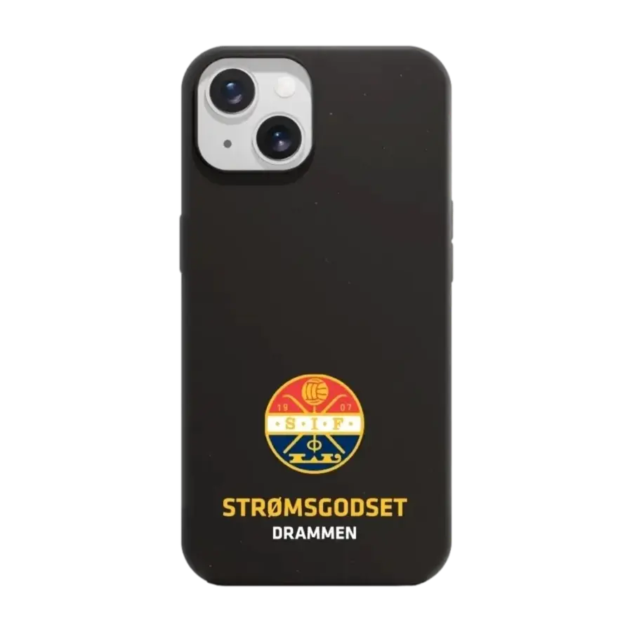 Phonecases3D iPhone 15 Strømsgodset komposterbart deksel, svart