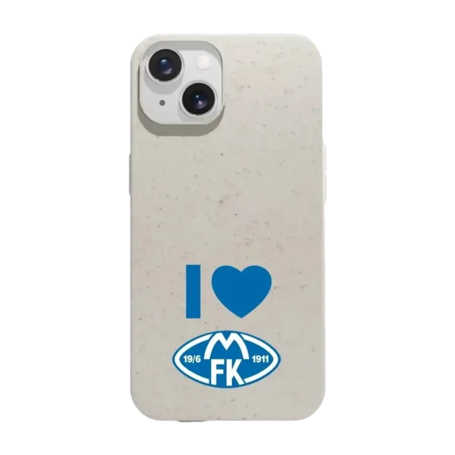 Phonecases3D iPhone 14 Molde FK komposterbart deksel, hvit