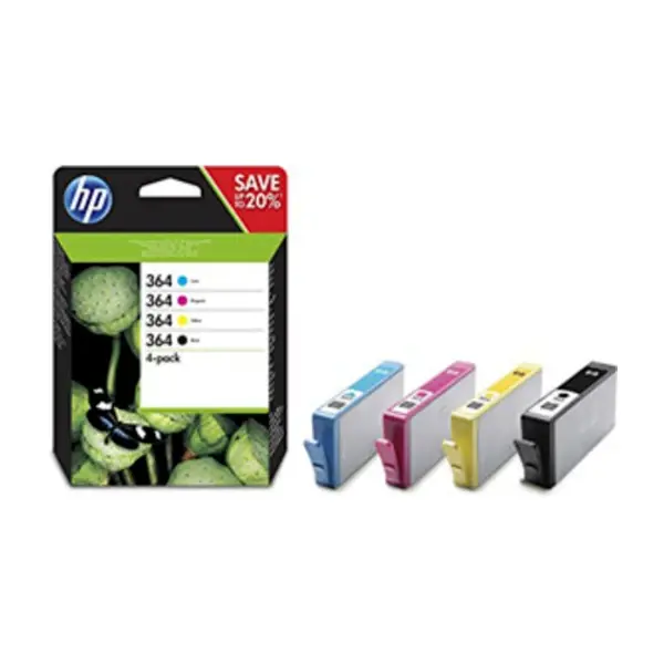 HP 364 (sort/cyan/magenta/gul) hpn9j73ae-bl