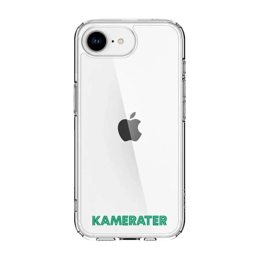 Phonecases3D iPhone 17e/16e HamKam Clear case -mobildeksel, hvit