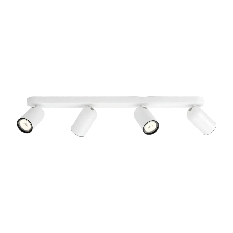 Philips Pongee spotlys 4Xnw, hvit