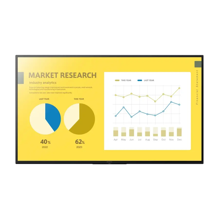 Sony FW-55EZ20L 55" 4K UHD skiltdisplay