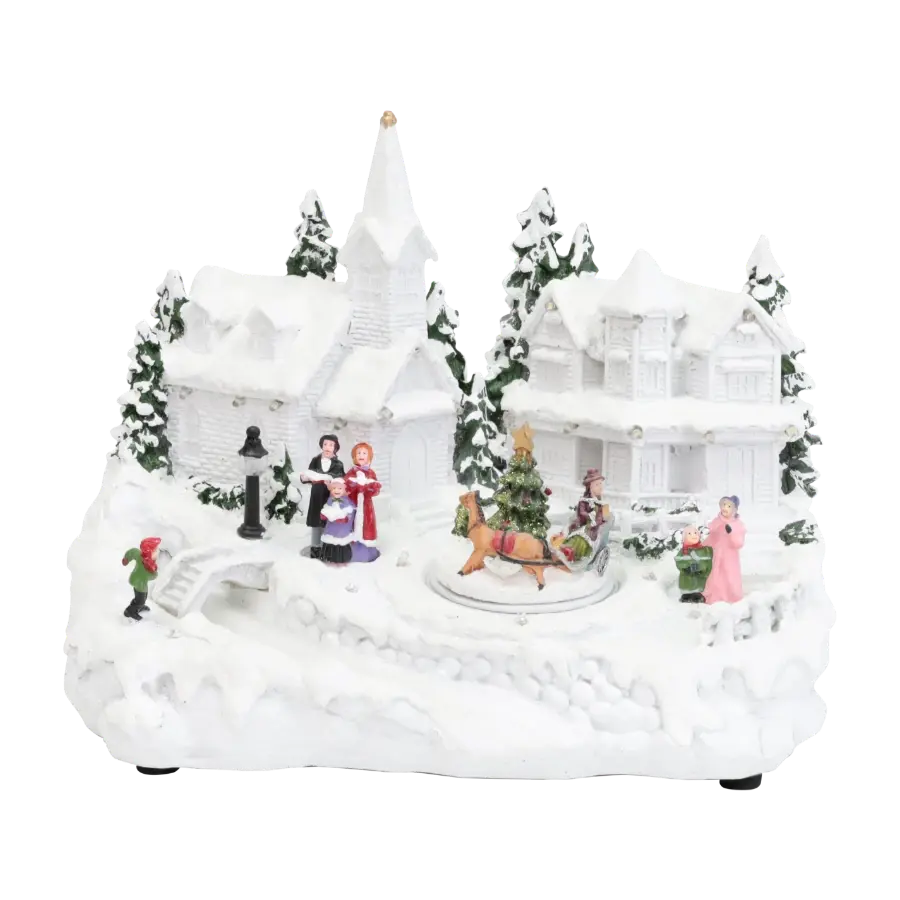 Kulz Julelandsby, hvit by