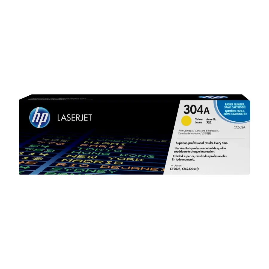 HP 304A 1 Stykker Original, gult