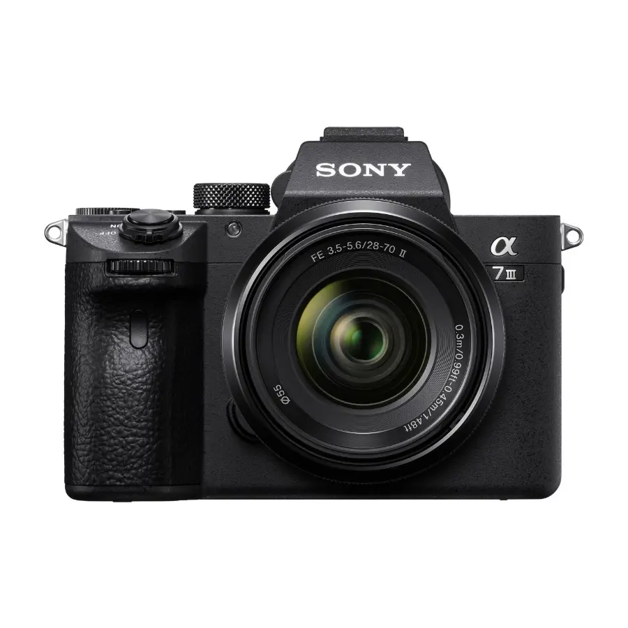 Sony Alpha 7 III kamera + 28-70 mm F/3,5-5,6, svart