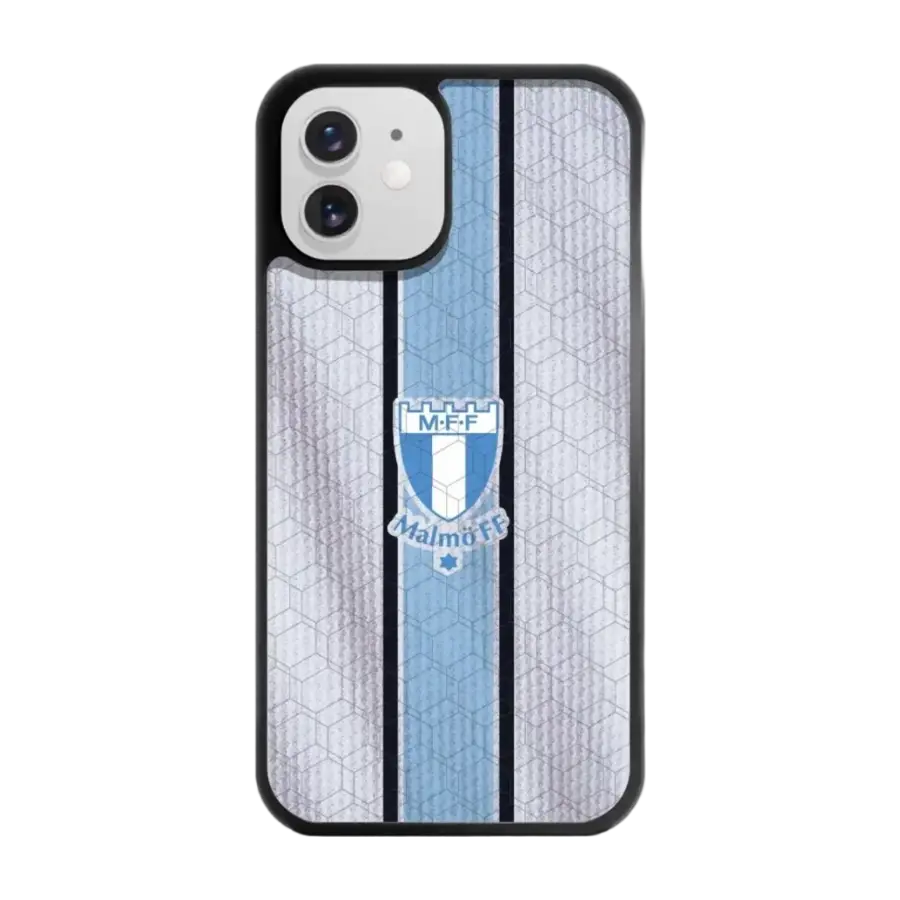 Phonecases3D iPhone 12 Malmö FF 3D mobildeksel, svart