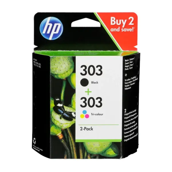 HP 303 blekkpatron 2-pakk 3ym92ae