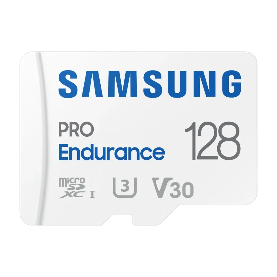 Samsung Pro Endurance 128 GB MicroSD minnekort med SD-adapter