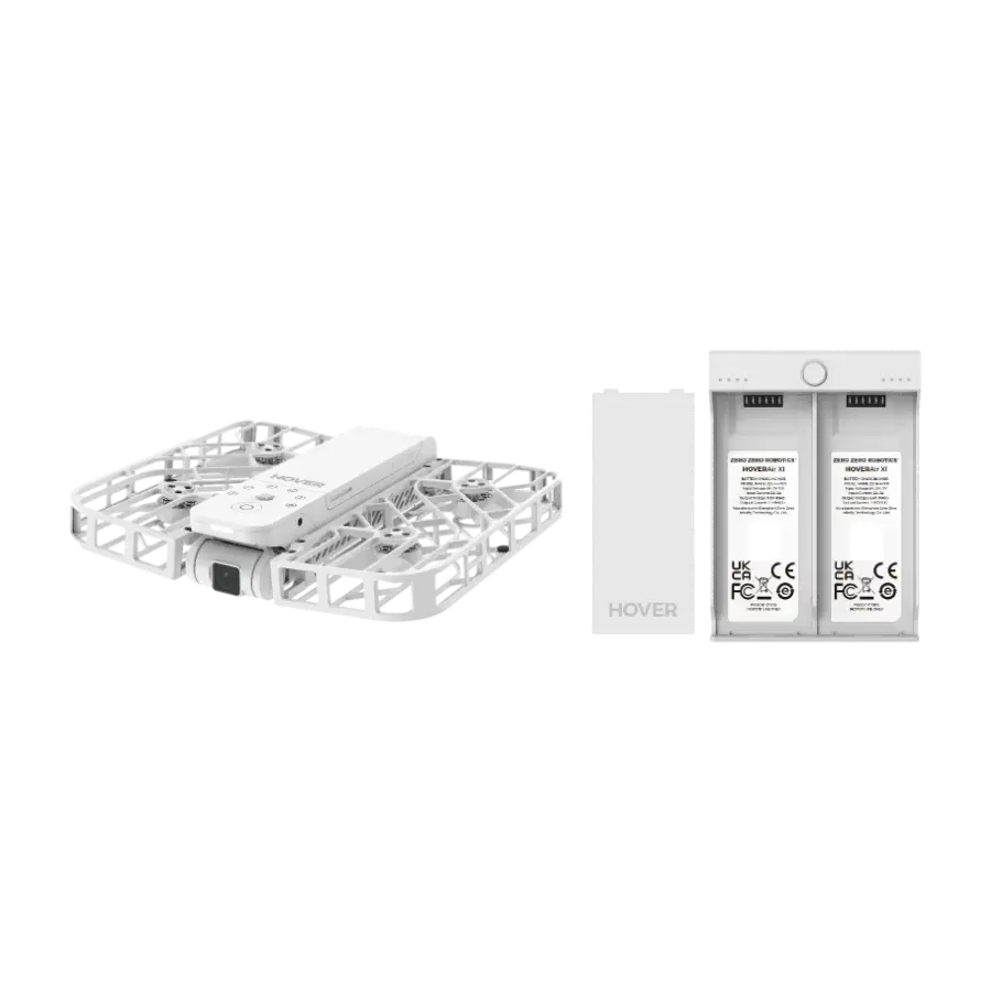 HOVERAir X1 Fly More Combo-pakke, white