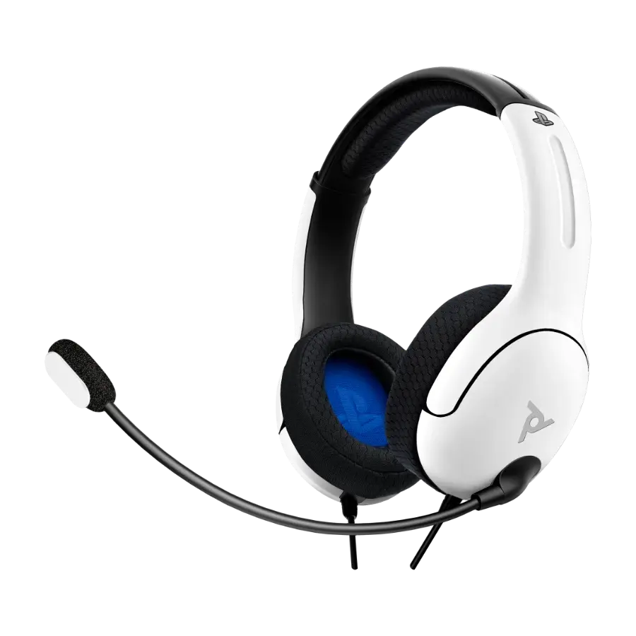 PDP LVL40 Wired Gaminghodetelefon, hvit ps4/ps5
