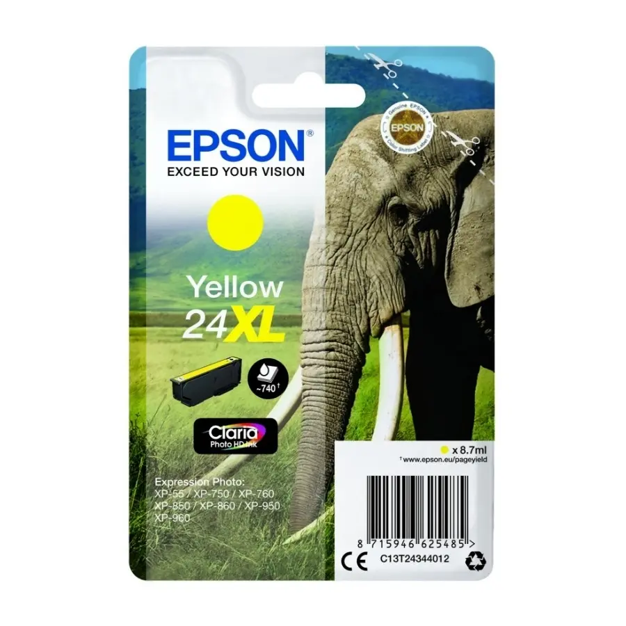 Epson 24Xl, gul standard