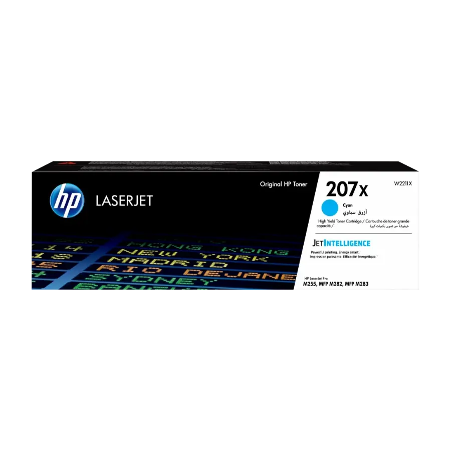 HP 207X 1 Stykker Original, cyan w2211x