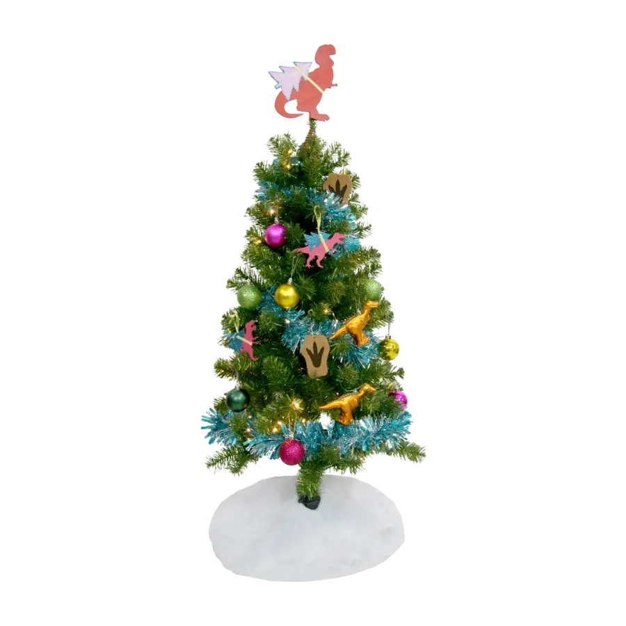 Kulz Dinosaur juletre 120 cm