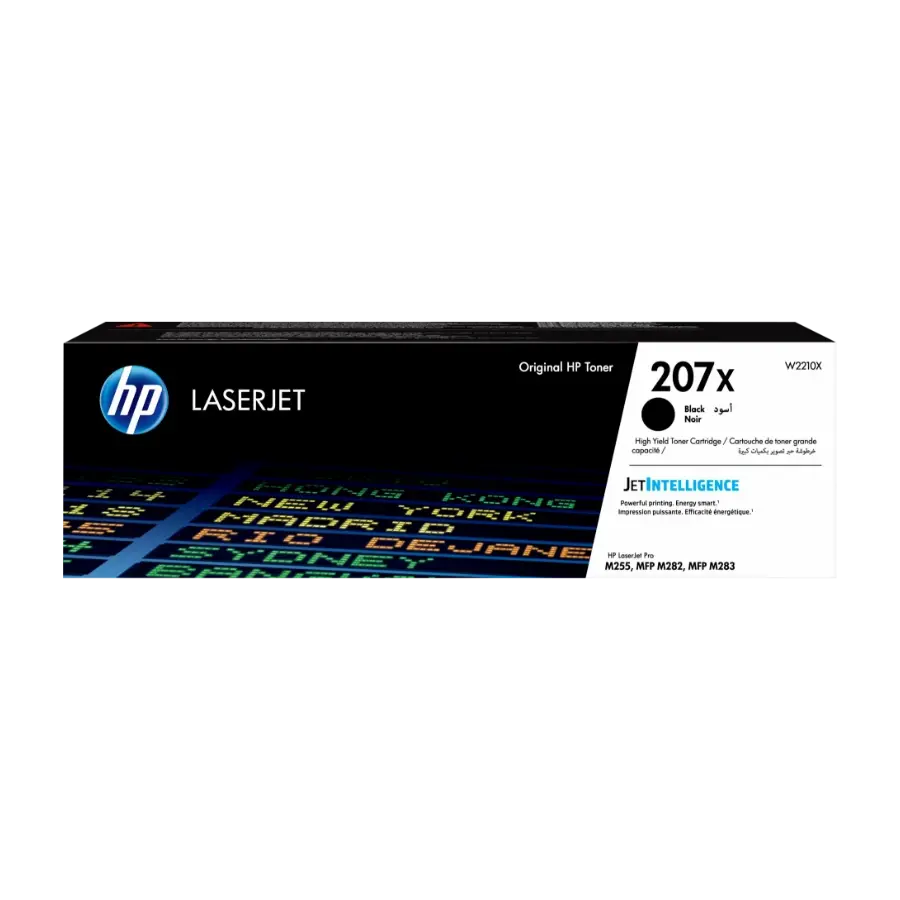 HP 207X High Yield, black Laserjet toner Cartridge 1 Stykker Original svart w2210x