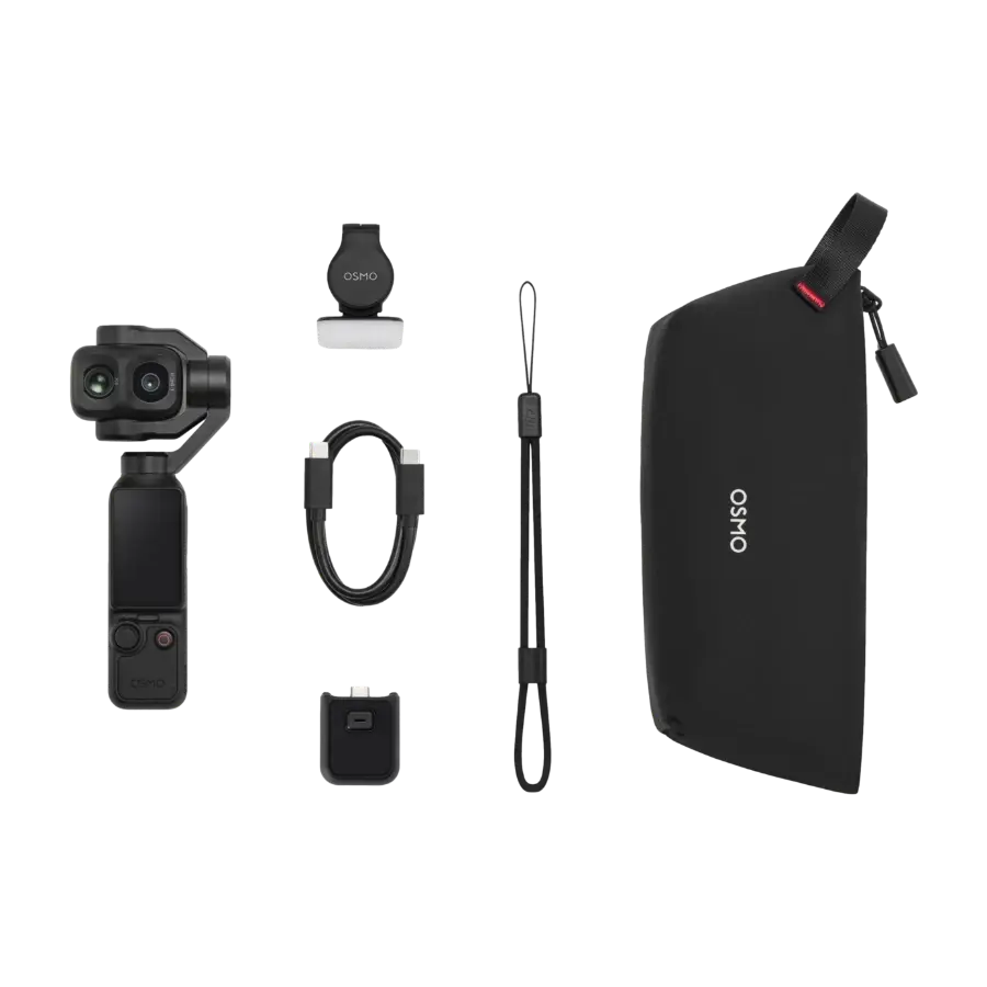DJI Osmo Pocket 4P Standard Combo gimbal-kamera, svart