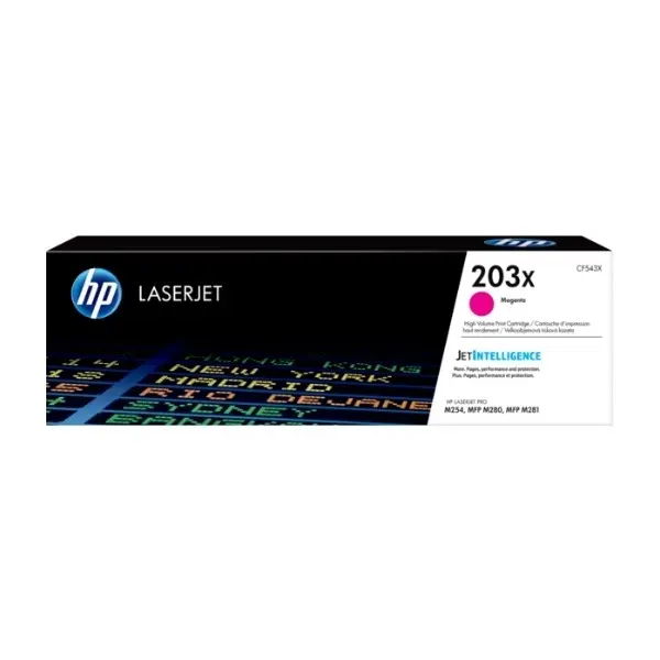 HP 203X, magenta toner