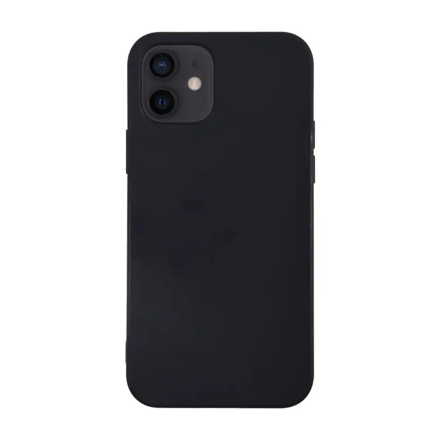 Ferrelli silikon deksel iPhone 12/12 Pro, svart