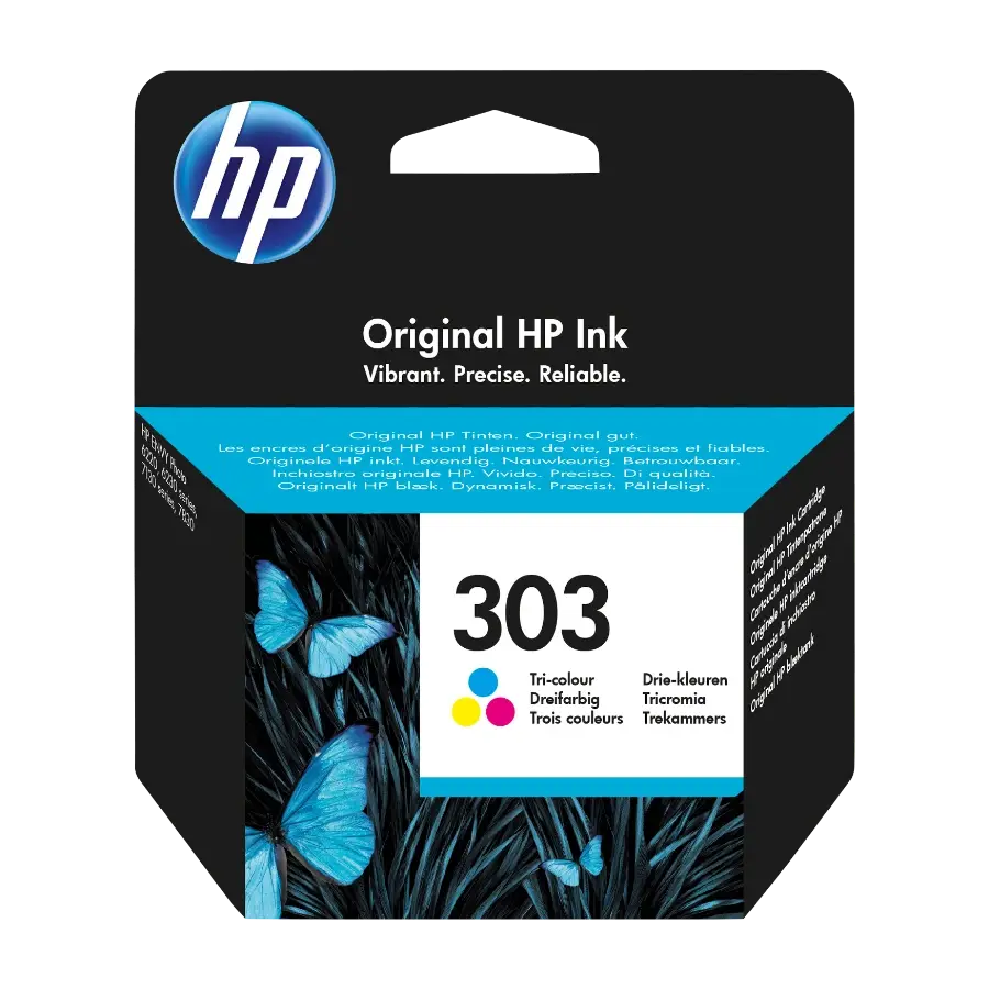 HP 303 Trefargers blekkpatron t6n01ae