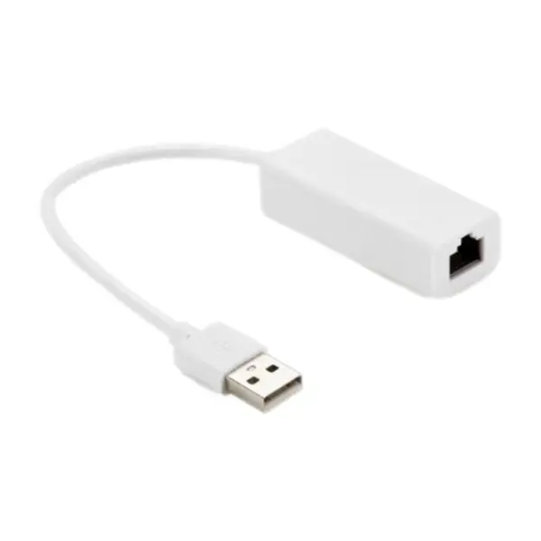 Conecto UE10 USB Ethernet-adapter, hvit