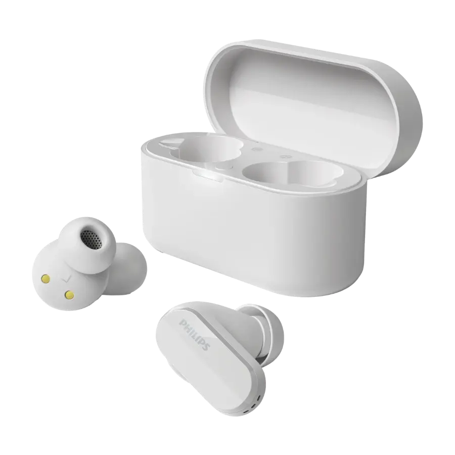 Philips TAT3508WT true wireless-ørepropper, hvit