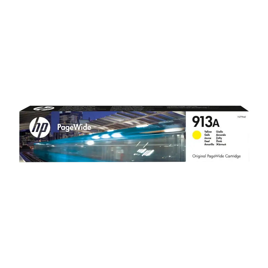 HP 913A Original blekkpatron, gult f6t79ae
